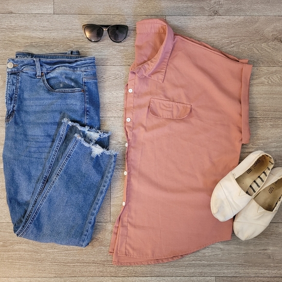 Pink Button Down Shirt - Picture 7 of 7